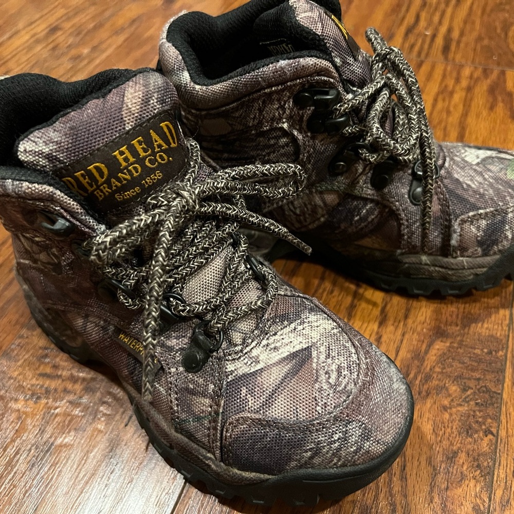 RedHead Kids Woodland Pattern Boots